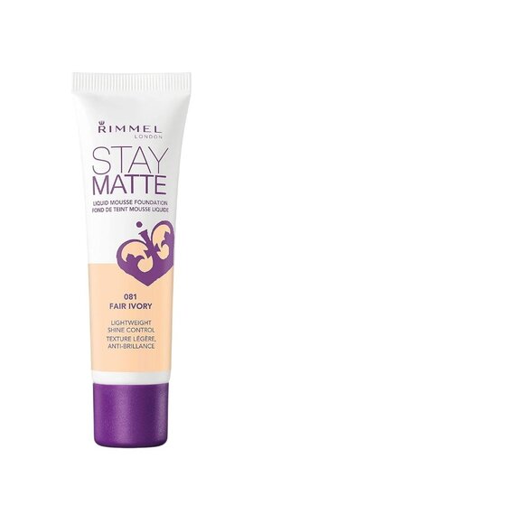 Rimmel London 081 Fair Ivory Stay Matte Foundation Liquid Mousse 1 fl oz NEW - Picture 1 of 5